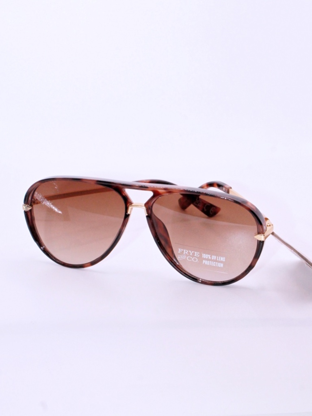 Frye and Co. Tortoise Aviator Sunglasses